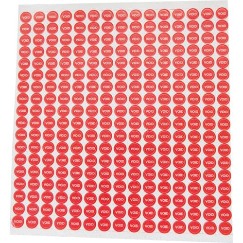 1000pcs Fragile Warranty Sticker Void Red Round 0.5cm, Mobile Computer Pad Screw Sticker