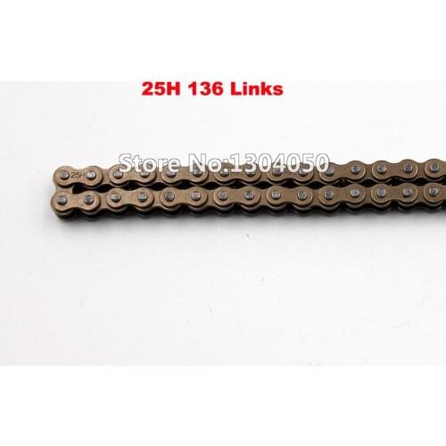 25H 136 Links Drive Chain 43 47cc 49cc Mini PIT Pocket Rocket Quad Dirt Bike ATV NEW