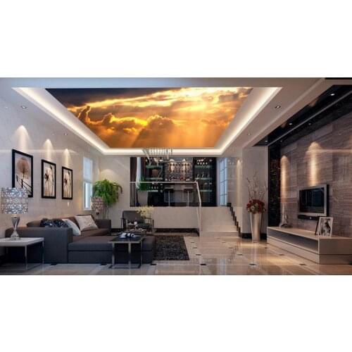3d customized wallpaper Refraction of sunlight sky ceiling frescoes Home Decoration wallpaper 3d ceiling
