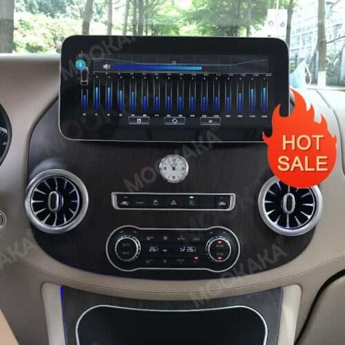 For Mercedes Benz V Class Vito Viano Valente Metris W447 DSP Tesla Vertical Screen Android 9.0 64G PX6 Car Radio GPS Navigation