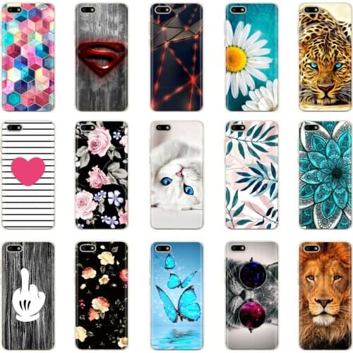 For Cover Huawei Honor 7A Case Cute Animal Silicon Soft TPU for Funda Huawei Honor7A Case 5.45 inch DUA-L22 RU Phone Back Cases