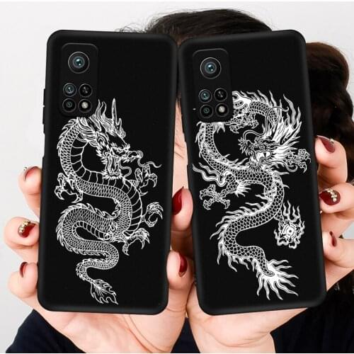 Remazy Fashion Dragon Animal Pattern Black Phone Case For Huawei Honor 30 20 40 Lite 8 8X 9 10i Y6 Y7 Y9 2019 Prime Nova 5 Cover