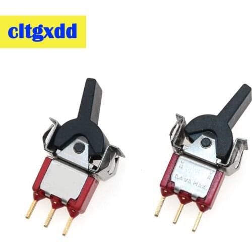 Cltgxdd 1pc American Button Switch Ship Toggle On Off Switch Self Reset Tilted Plate Switch 0.4VA MAX Toggle Switch 3 Pin