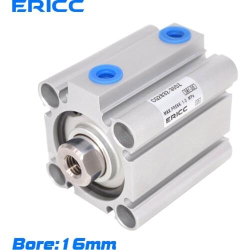 CQ2B 16 CDQ2B16 CQ2A16 CDQ2A16 -5-10-15-20-25-30 Compact Cylinder Standard Type Double Acting single Rod