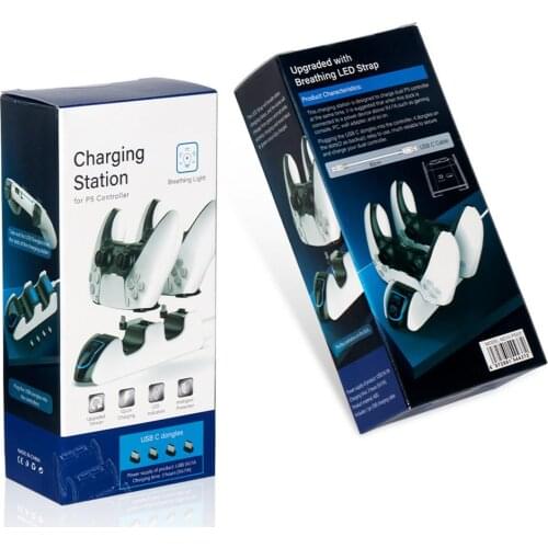 For PS5 Fast Charge Charging Base Gamepad Charger Base For PS5 Controller Charger Stand Gamepad Wireless Controllers