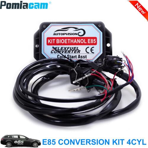E85 4cyl bioethanol converter Auto conversion kit Flex Fuel ethanol alternative with Cold Start Asst. biofuel e85, ethanol car