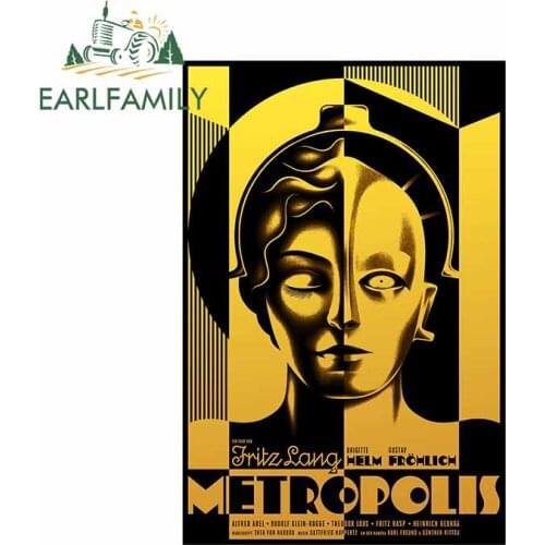 EARLFAMILY 13cm x 8.8cm for Metropolis Warrior Decal Windows Personality Motorcycle Car Stickers Camper Fine Motorcycle Graphics