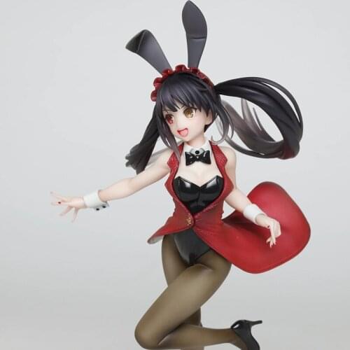 PVC Action Figure Model Toys Original Taito Coreful Figure Anime Date A Live Tokisaki Kurumi Bunny Girl