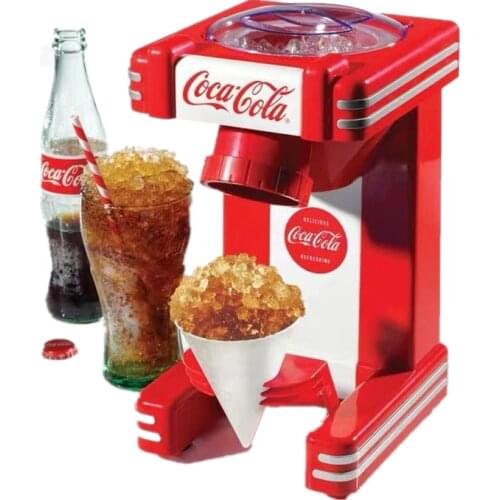 Electric Ice Crusher Snow Cone Machine Slushy Maker Ice Shaver Maker Household Smoothie Machine Ice Crusher for Milk Tea Shop