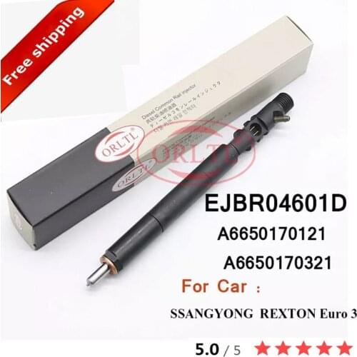 ORLTL Nozzle 6650170321 EJBR04601D R04601D A6650170121 Diesel Engine Injector For SSANGYONG REXTON Euro 3 Free shipping