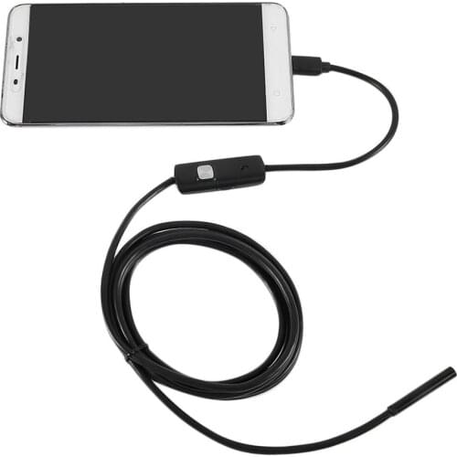 5.5mm 6 LEDs 720P Android USB Endoscope IP67 Waterproof Inspection With 2M Cable CD Driver Borescope Vedio Camera hot new