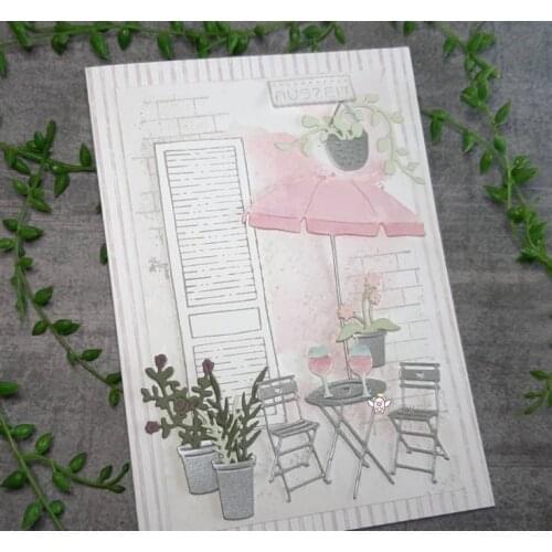 New Sun umbrella chair table metal Cutting Dies Stencils DIY Scrapbooking Paper/photo Cards Embossing Dies