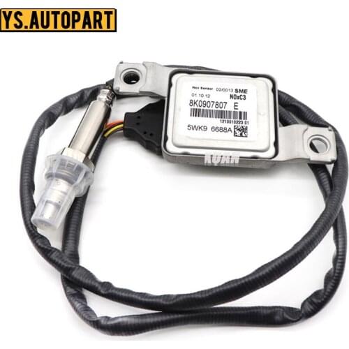 NEW Nitrogen Oxide Nox Sensor 8K0907807E For Audi A4 S4 A5 S5 A6 For Volkswagen Passat 2.0L L4 2012-2015 5WK9 6688