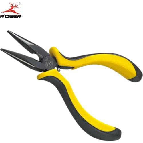 RDEER Long Nose Pliers 5''/125mm Crimping Pliers Wire Strippers Cutting Plier Multi-tool Repair Tool