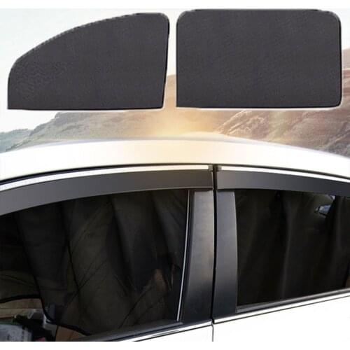 2 Pcs Polyester Mesh Magnetic Sunshade Car Windows Size Universal Parasole Auto Car Window Sunshade Sun Shade