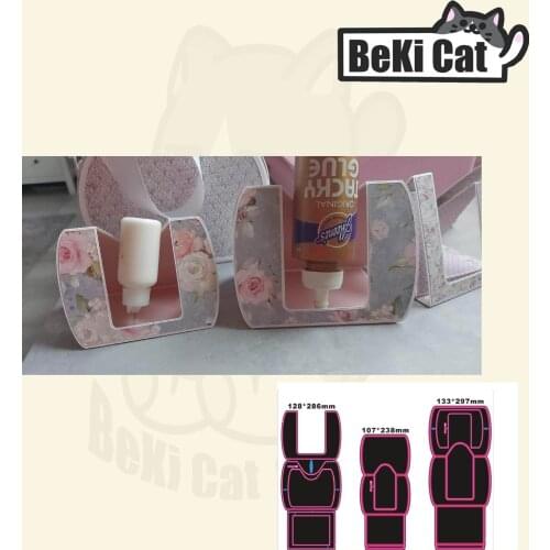 Three New glue bottle design Original Stencils for DIY Scrapbooking photo album Decorative DIY Paper Cards