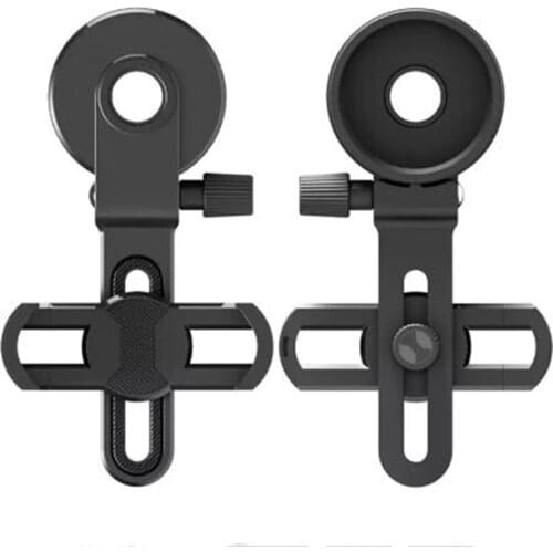 Universal Smart Cell Phone Adapter Clip Mount Binocular Monocular Spotting Scope Telescope Phone Support Eyepiece