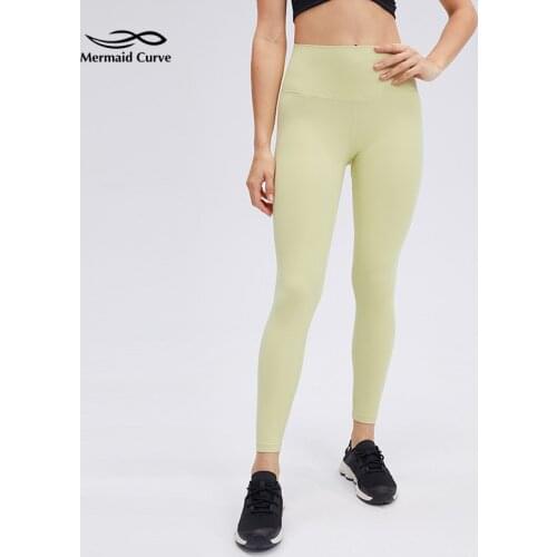High Quality Skin-Friendly Fabric Nude Yoga Pants Women High-Waist Abdomen Tight Stretch Gym Fitness Training Squat Leggings