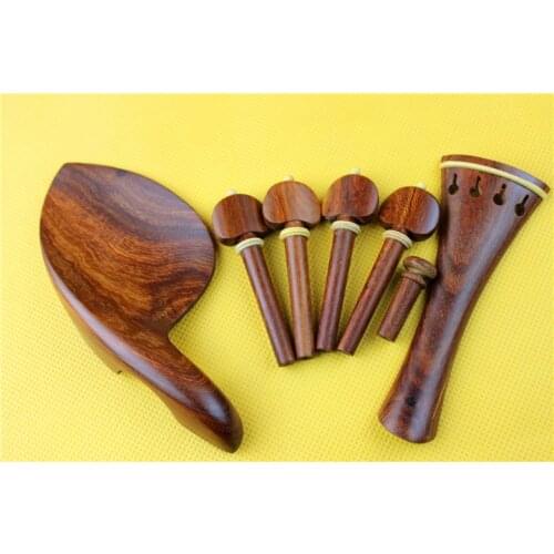 1 set high quality rosewood violin parts 4/4, violin accessories