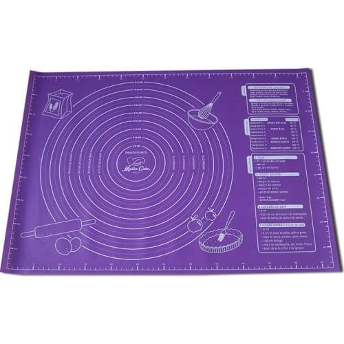 1pcs Soft Purple Silicone kneading Non-Stick Softpad Baking Supplies Kitchen Gadgets Food Soft Cupcake Dessert Soap