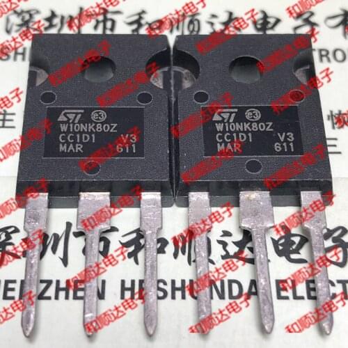 10pcs/lot W10NK80Z STW10NK80Z New stock TO-247 800V 9A