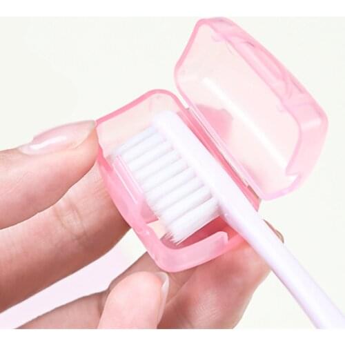 5PCs/Set Plastic Toothbrush Case Cover Travel Hiking Camping Portable Brush Cap Protective Sleeve toothbrush holder Protect