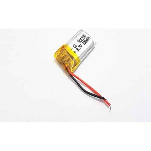 5pcs 3.7V 100mAh 501220 Lithium Polymer Li-Po li ion Rechargeable Battery cells For Mp3 MP4 MP5 GPS mobile bluetooth