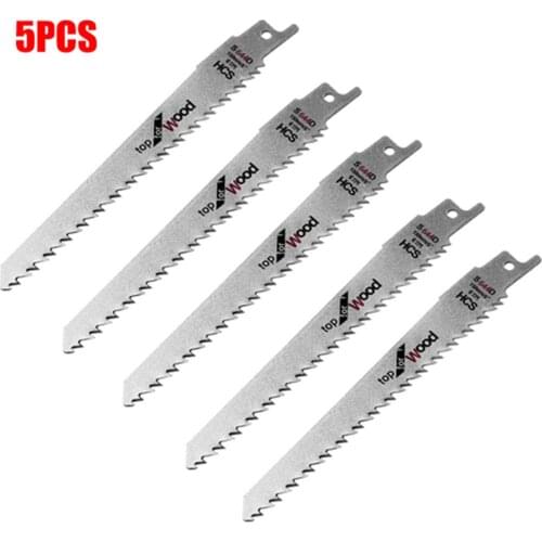 5Pcs Electric Reciprocating Saw Blades Cutters Woodworking Cutting Sheets For Wood Material Cutting Saw Blades Saber Saw Handsaw
