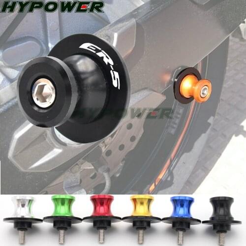 Motorcycle CNC Aluminum Swingarm Spools slider 10mm stand Screws For Kawasaki ER-5 ER 5 ER5 2004 2005