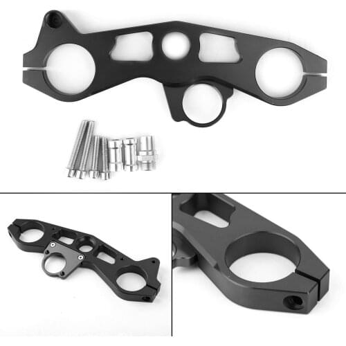 Artudatech Motorcycle Lowering Triple Tree Front End Upper Top Clamp for Kawasaki Ninja ZX6R 2009 2010 2011 2012 Accessories
