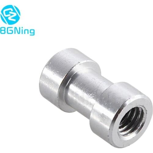 B/E Type Female to Female 1/4 to 3/8 Converter Adapter Screw for Tripod Gimbal Quick Release Plate Camera Photography Accessory