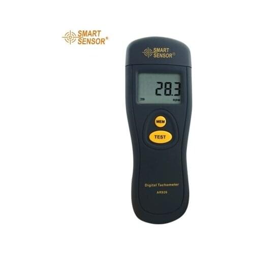 AS926 Digital Laser Tachometer 100~30000 RPM LCD photoelectric Tachometer Test Meter Speedometer RPM Meter SmartSensor