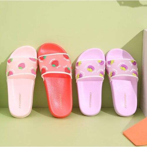 Childrens Slippers Non-Slip Bathroom Childrens Slippers Girls Slipper Wear-Resistant Home Slippers House Slippers