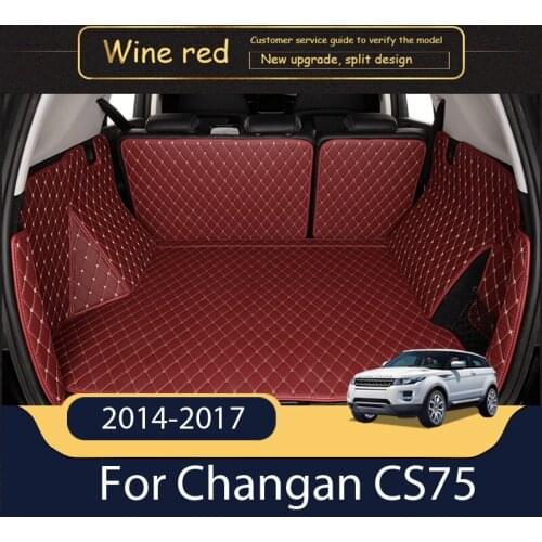 For Changan CS75 2017 2016 2015 2014 Car Cargo Rear Boot Liner Trunk Mats Carpets Rugs Interior Accessories Waterproof