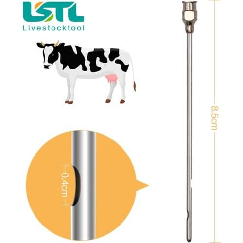 Livestock Milk Cows Pass Through The Needle Devices Milk Through Breast Milk Needle Syringe Tool Stainless Steel Cow Milk Needle