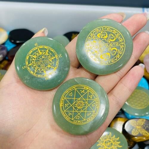 Natural Aventurine Crystal Quartz Yoga Chakra Therapy Reiki Jewelry