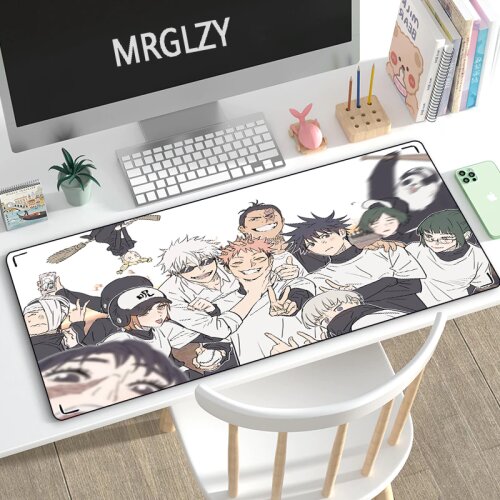 MRGLZY Multi-size Hot Anime Jujutsu Kaisen Large Mouse Pad 30*80CM Gaming Peripheral Rug MousePads Computer Accessories Desk Mat