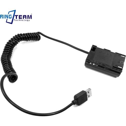 Power Bank Supply Connector DC Coupler DR-E6 LP-E6 for Canon Cameras EOS 5D2 5D3 5D4 5DS 5DSR 6D 6D2 7D 7D2 60D 60Da 70D 80D