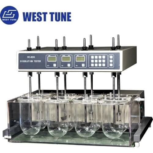 RC-8DS Dissolution Tester to Detect Velocity And Extent of Pharmic Dissolution