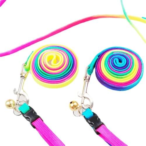 Adjustable Small Pet Dog Leash For Dogs Pet Product Puppy Lead Walk Out Hand Strap Collar For Cat Rabbit Dog Leash