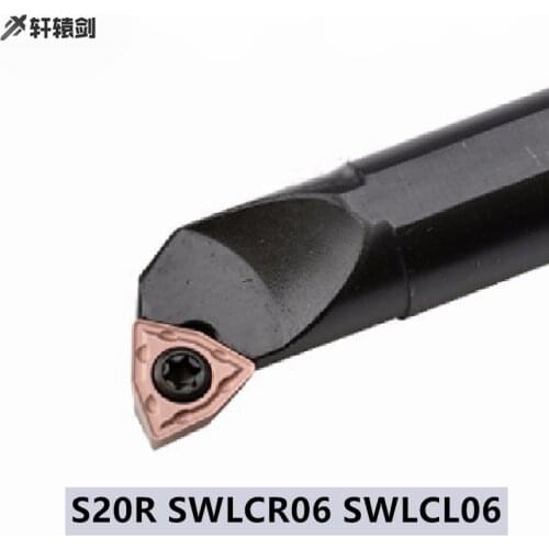 S20R SWLCR06 SWLCL06 SWLCR Lathe Tool, CNC Shank Turning , Drill Pipe WCMT06T3