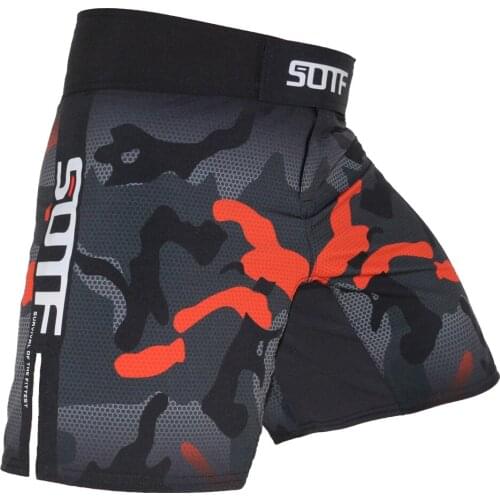 Boxing Clothing Shorts SOTF Camouflage Mma Muay Thai Kickboxing Fight Suotf Muaythai Men Emma Tiger May Soft Fitness Breathable