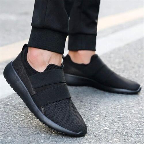 Light mesh breathable fashion casual couple flat solid color set men and women single shoes