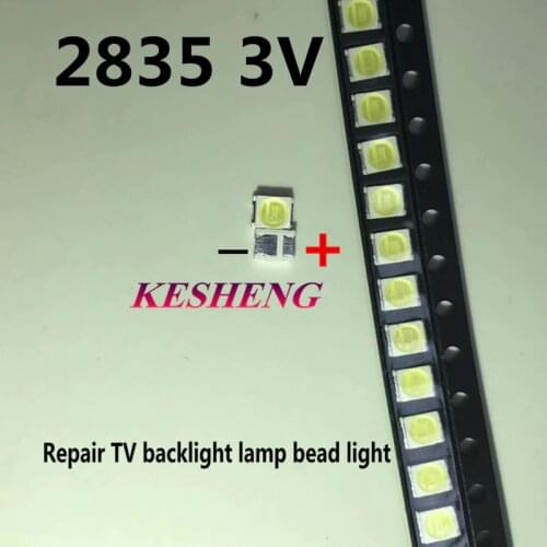 100PCS/HONGLI TRONIC DOUBLE CHIPS LED Backlight 1210 3528 2835 1W 3V 100LM Cool white LCD Backlight for TV TV Application