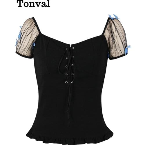 Женские топы и футболки Tonval China At AliExpress