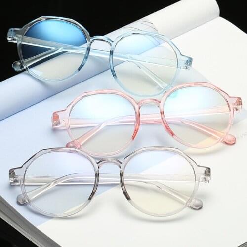 Vintage TR Frame Fashion Glasses Women Eyeglasses frame Round Clear Lens Glasses Eyewear Party