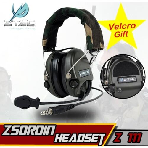 Z-TAC Airsoft Element Z Tactical Military Headset Softair Peltor Sordin Earphone For Shooting Arsoft IPSC Hunting Headphone