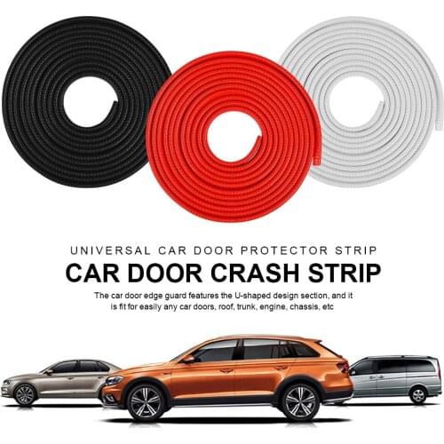 Car Door Edge Guard U Shape Edge Trim Rubber Seal Protector Car Protection Door Edge Fit For Most Car 16.4Ft Car Accessories