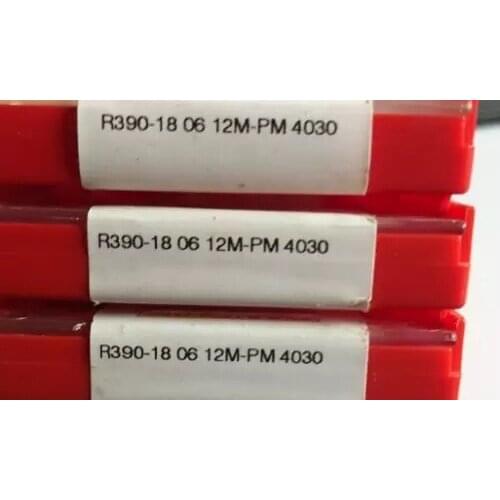 10PCS CARBIDE INSERT R390-180612M-PM 4030