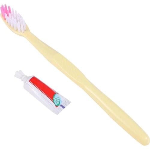 100Pcs Portable Disposable Toothbrush Travel Outing Camping Hotel